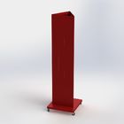 3 Sides Pegboard Display Stand / Triangle Metal Peg Wall Display Rack