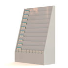 Multiple Layers Sloped MDF Greeting Card Display Stand