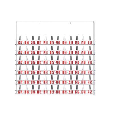 Wall Mount Welded Metal Table Top Display Stands For Nail Polish